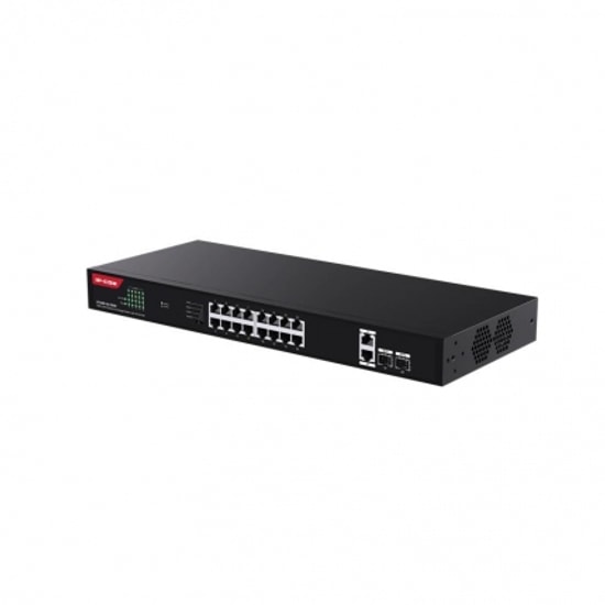 Ip-Com G1120P-16-250W 16 Port Gigabit 2xGb RJ45 SFP Uplink 230w Poe Rackmount Switch