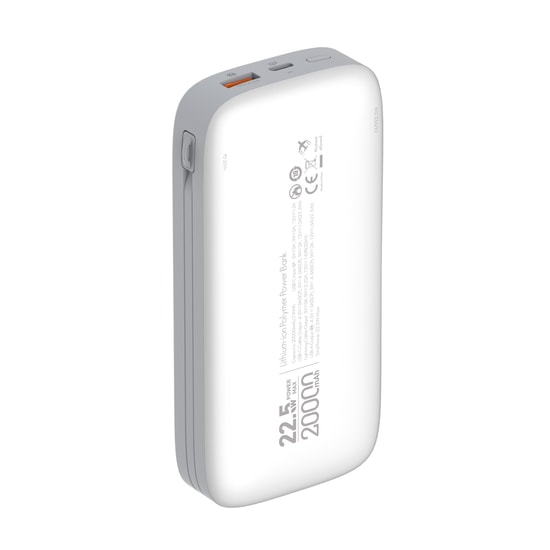 Nettech NT-PW31 SCP Fast Charge 22.5W 20000 Mah Taşınabilir Powerbank (Beyaz)