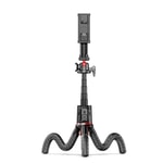 Rtako C03 Siyah Ahtapot Telefon Tripod Standı (NT-106414) - Esnek, Uzatılabilir, Geniş Uyumluluk