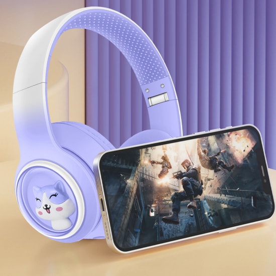 Nettech NT-BTH21 Mor Kulak Üstü Bluetooth Kulaklık - Kablosuz, Mikrofonlu, 24 Ay Garantili (NT-106778)