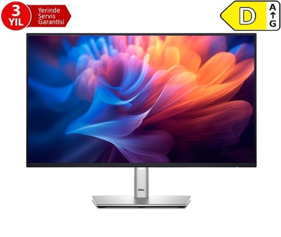 Dell P2725HE 27" FullHD IPS Type-C Pivot Monitör: 1920x1080, 100Hz, 5ms, 300nit, DP, HDMI, USB-C Hub, 90W PD, RJ45, Vesa