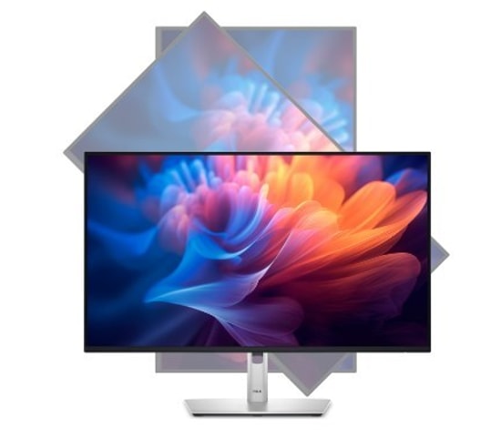 Dell P2725HE 27" FullHD IPS Type-C Pivot Monitör: 1920x1080, 100Hz, 5ms, 300nit, DP, HDMI, USB-C Hub, 90W PD, RJ45, Vesa