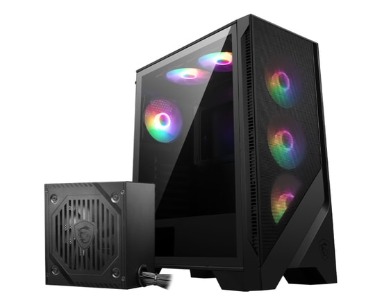 MSI MAG Forge 120A B65 PCIE5 RGB ATX Mid Tower Gaming Kasa - Temperli Cam, 6x ARGB Fan, 650W 80+ Bronz PSU Dahil