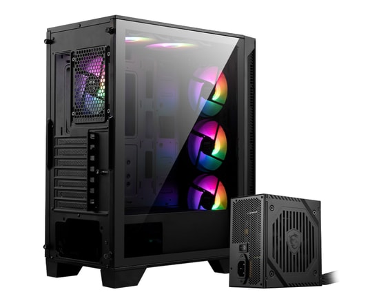 MSI MAG Forge 120A B65 PCIE5 RGB ATX Mid Tower Gaming Kasa - Temperli Cam, 6x ARGB Fan, 650W 80+ Bronz PSU Dahil
