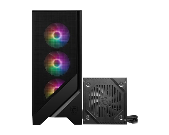 MSI MAG Forge 120A B65 PCIE5 RGB ATX Mid Tower Gaming Kasa - Temperli Cam, 6x ARGB Fan, 650W 80+ Bronz PSU Dahil