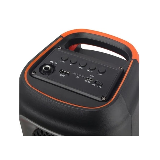 Nettech CS4403 Party Box Siyah Bluetooth Hoparlör (NT-110740) - Taşınabilir Speaker, 2 Çıkışlı, Aux, Medya Kontrolü