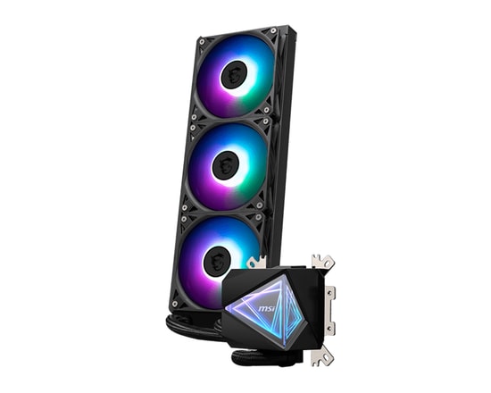 Msi Mag CoreLiquid I360 Bilgisayar Soğutma Sistemi Bilgisayar Çantası Dahil Sıvı Soğutma 12cm Siyah Fan ve Soğutucu