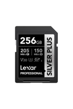 Lexar 256Gb Professional Silver Plus Sdxc Uhs-I Cards Up To 205mb/S Read 150mb/S Write LSDSIPL256G-BNNNG Kart Bellek
