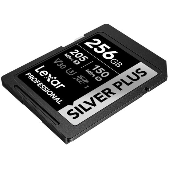 Lexar 256Gb Professional Silver Plus Sdxc Uhs-I Cards Up To 205mb/S Read 150mb/S Write LSDSIPL256G-BNNNG Kart Bellek