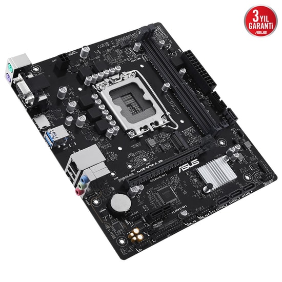 Asus Prime H610M-R SI D5 Anakart (90MB1GL0-M0ECY0) - LGA1700, DDR5 5600, Micro ATX, USB3.2, VGA, HDMI, DP, M.2, 4xSATA