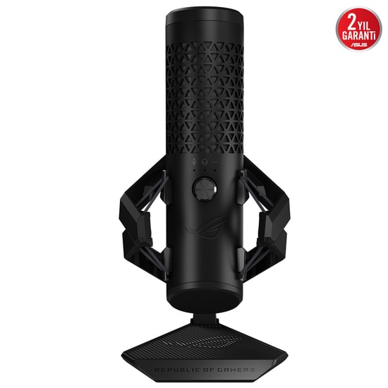 Asus Rog Carnyx C501 Profesyonel Kardioid Kondenser 25mm Kondenser Kapsül 192 Khz ARGB Profesyonel Yayıncı Mikrofonu