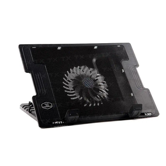 TX ErgoStand Laptop Soğutucu Stand (TXACNBERGST) - 14cm LED Fanlı, 5 Kademe Yükseklik, 2xUSB, 9-17" Notebook Uyumlu