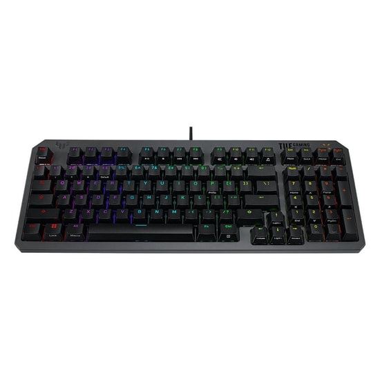 Asus Tuf Gaming K3 RD/TR Gen II Red Switch Kablolu Türkçe Oyuncu Klavyesi Bilek Desteği Suya ve Toza Dayanıklı