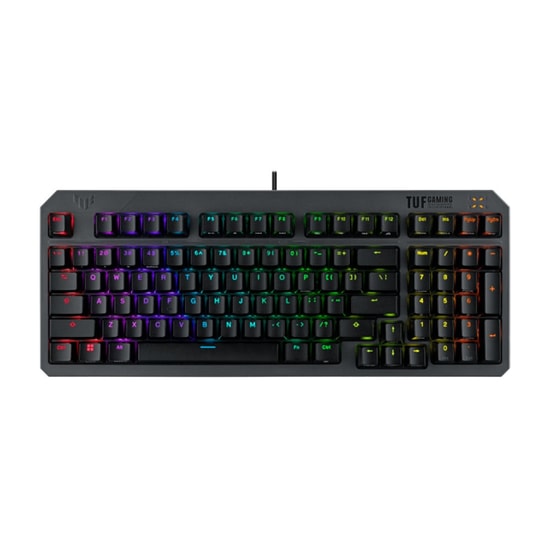 Asus Tuf Gaming K3 RD/TR Gen II Red Switch Kablolu Türkçe Oyuncu Klavyesi Bilek Desteği Suya ve Toza Dayanıklı
