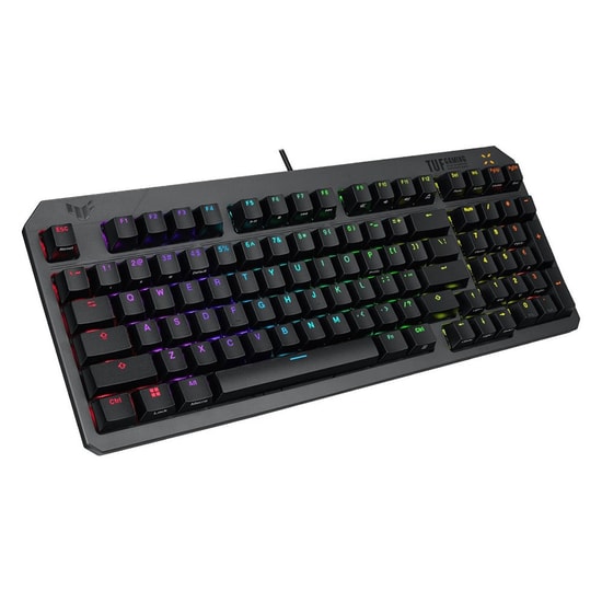 Asus Tuf Gaming K3 RD/TR Gen II Red Switch Kablolu Türkçe Oyuncu Klavyesi Bilek Desteği Suya ve Toza Dayanıklı