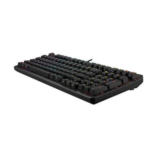 Asus Tuf Gaming K3 RD/TR Gen II Red Switch Kablolu Türkçe Oyuncu Klavyesi Bilek Desteği Suya ve Toza Dayanıklı