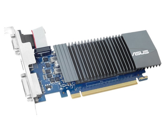 Asus GeForce GT 710-SL EVO 2GB GDDR5 Low Profile Ekran Kartı (GT710-SL-2GD5-BRK-EVO) - 64 Bit, 927MHz, HDMI, DVI-D, VGA
