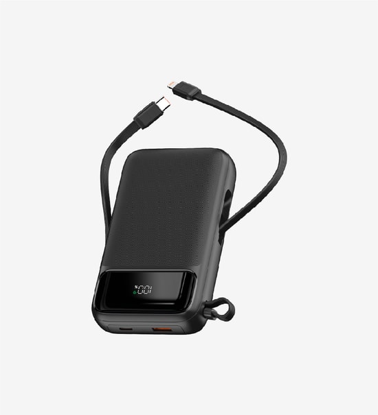 LinkTech LPP-WP28 Strong Magsafe 20000mAh 15W Kablosuz Powerbank - Hızlı Şarj, Dijital Ekran ve Dahili Kablolar