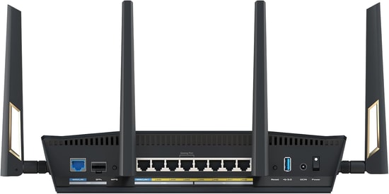 Asus RT-BE88U Wifi 7 BE7200 Dual Band Gigabit Extendable Access Point Router - 7200 Mbps, 4 Anten, 10G SFP+, AiMesh