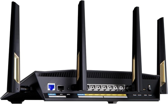 Asus RT-BE88U Wifi 7 BE7200 Dual Band Gigabit Extendable Access Point Router - 7200 Mbps, 4 Anten, 10G SFP+, AiMesh