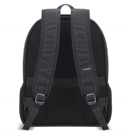 Mack Luna Eco MCE-1201 Siyah 15.6" Notebook Sırt Çantası - Su Geçirmez, 19 Litre Hacim, Ergonomik Tasarım, Çok Bölmeli