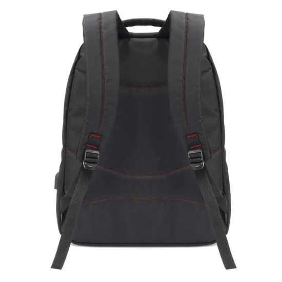 Mack Office MCC-006 Siyah 15.6" Laptop Sırt Çantası - USB Şarj Portlu, 3 Ana Cep, Unisex, Su Geçirmez, Ergonomik Tasarım