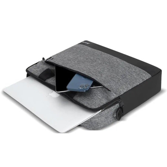 Mack Unicity Eco MCE-1102 Gri 15.6" Laptop Çantası - YKK Fermuarlı, Darbe Emici Köpük, Ayarlanabilir Omuz Askısı