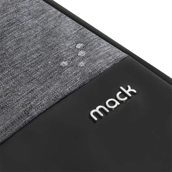 Mack Unicity Eco MCE-1102 Gri 15.6" Laptop Çantası - YKK Fermuarlı, Darbe Emici Köpük, Ayarlanabilir Omuz Askısı