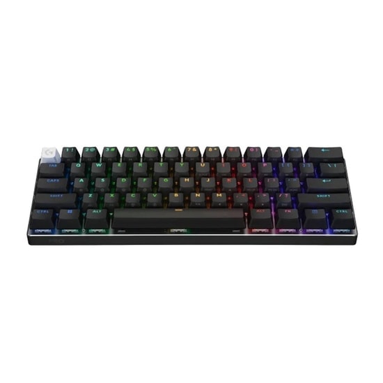 Logitech G Pro X 60 Lightspeed Kablosuz Mekanik Oyuncu Klavyesi (920-011913) - %60 TKL, Tactile Switch, Siyah, RGB