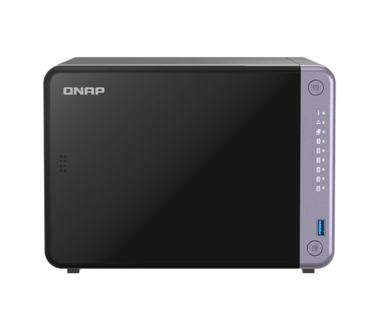 QNAP TS-632X-4G 6 Disk Yuvalı Siyah Tower NAS - 4GB DDR4 RAM, Alpine AL524, USB 3.2, 10Gb SFP+, 2.5G LAN, Fan Soğutmalı