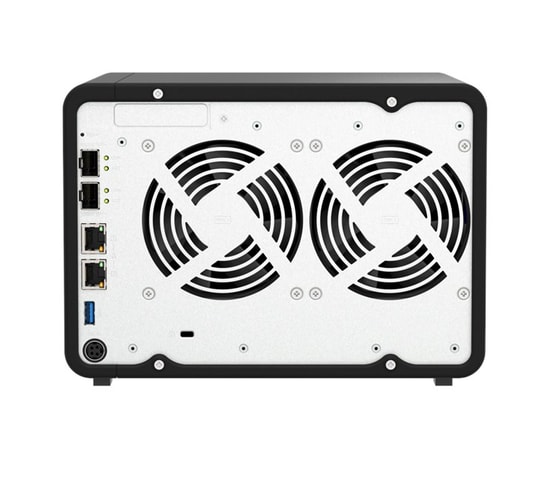 QNAP TS-632X-4G 6 Disk Yuvalı Siyah Tower NAS - 4GB DDR4 RAM, Alpine AL524, USB 3.2, 10Gb SFP+, 2.5G LAN, Fan Soğutmalı