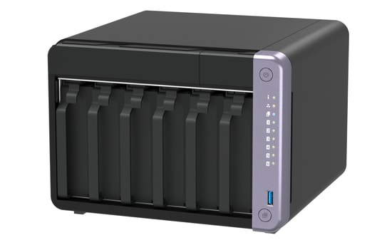 QNAP TS-632X-4G 6 Disk Yuvalı Siyah Tower NAS - 4GB DDR4 RAM, Alpine AL524, USB 3.2, 10Gb SFP+, 2.5G LAN, Fan Soğutmalı