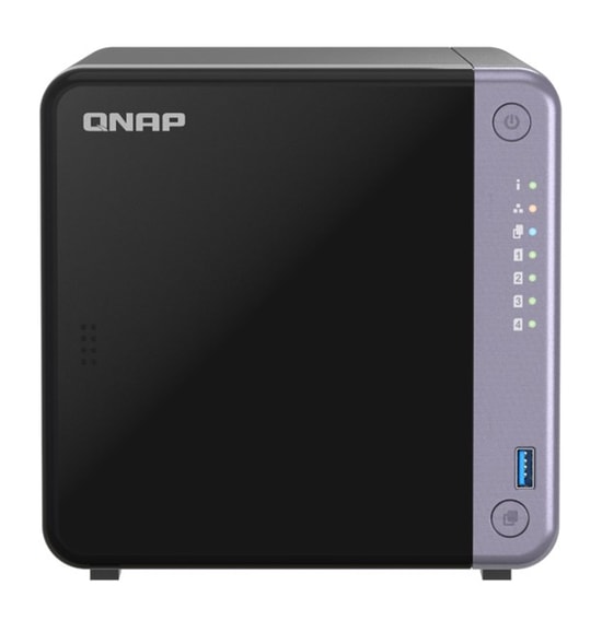 QNAP TS-432X-4GB 4 Disk Yuvalı Siyah Tower NAS - 4GB DDR4 Bellek, Alpine 4 Çekirdek, 2.5G Ethernet, 10Gb SFP+, USB 3.2