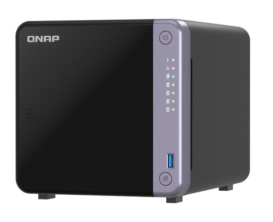 QNAP TS-432X-4GB 4 Disk Yuvalı Siyah Tower NAS - 4GB DDR4 Bellek, Alpine 4 Çekirdek, 2.5G Ethernet, 10Gb SFP+, USB 3.2