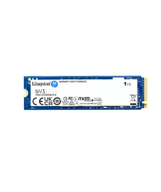 Kingston NV3 1TB NVMe M.2 2280 SSD (SNV3S/1000G) - 6000/4000 MB/s Okuma/Yazma, PCIe Gen4x4, 3D NAND, Yüksek Performans