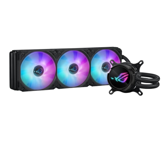 Asus Rog Strix Lc III 360 ARGB Lcd Cpu Sıvı Soğutucu 2.1 Ips Lcd Asetekin Yeni Gen7 V2 Pompası Premium Fan ve Soğutucu