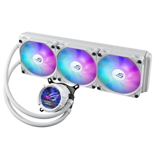 Asus Rog Strix Lc III 360 ARGB Lcd Cpu Sıvı Soğutucu 2.1 Ips Lcd Asetekin Gen7 V2 Pompası Premium Beyaz Fan ve Soğutucu