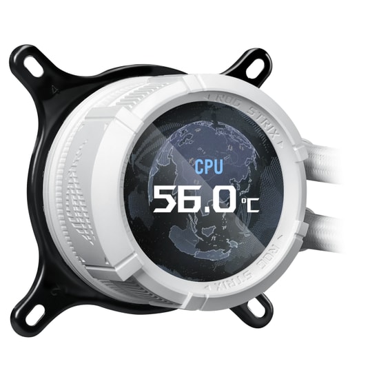 Asus Rog Strix Lc III 360 ARGB Lcd Cpu Sıvı Soğutucu 2.1 Ips Lcd Asetekin Gen7 V2 Pompası Premium Beyaz Fan ve Soğutucu