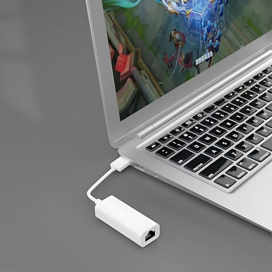 Hadron HDX5264 USB 2.0 to Ethernet Dönüştürücü Adaptör (Beyaz) - 10/100 Mbps Hız, Tak Çalıştır, Kompakt Tasarım