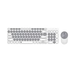FD IK6631 Kablosuz Gri Klavye Mouse Seti (NT-105008) - 2.4GHz Office Set, Türkçe Q, 1600 DPI Optik Mouse, Multimedya