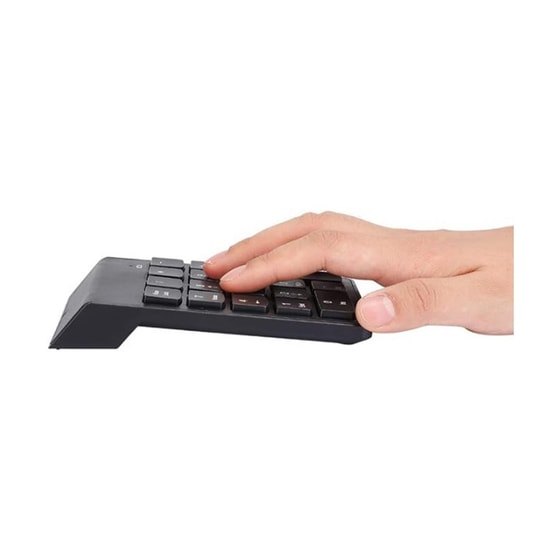 Nettech NT-106423 Siyah Wireless Numpad - Windows Uyumlu, USB Dongle Bağlantılı, 2.4Ghz Sayısal Tuş Takımı