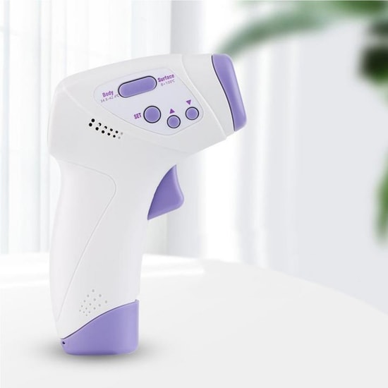HT-668 Temassız Ateş Ölçer - Hızlı Ölçüm, Yüksek Ateş Uyarısı, LCD Ekran, C/F Seçeneği ile Güvenilir Termometre
