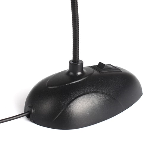 Nettech MIC018 Siyah Masa Mikrofonu (NT-83943) - 3.5mm Jack Bağlantılı, Yüksek Kaliteli Stüdyo Mikrofonu
