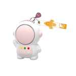 Nettech Astronot Fan (Pembe) NT-95878 - Taşınabilir, Ev-Ofis-Okul Kullanımına Uygun, USB Şarjlı, Sessiz Mini Fan