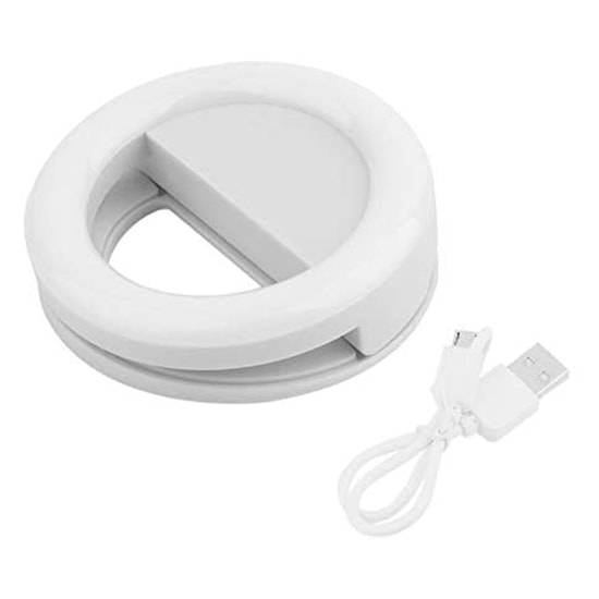 Rgb Led AL20 Beyaz Led Mandallı Telefon Üstü Aydınlatma Lamba (NT-83823) - Kompakt Tasarım, Taşınabilir Aydınlatma