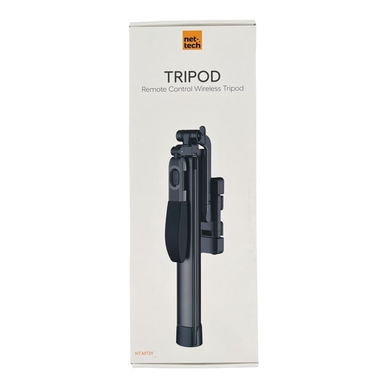 Nettech NT-MT01 Telefon Tripod Standı (NT-106750) - Siyah, Bluetooth Uzaktan Kumandalı, Çok Fonksiyonlu, Ayarlanabilir