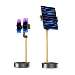Nettech Z12 Masaüstü Siyah Tripod Standı (NT-106768) - Alüminyum Malzeme, Ayarlanabilir, Çift Mobil Cihaz Uyumluluğu