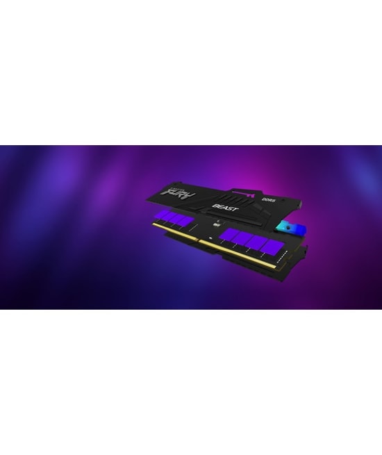 Kingston Fury Beast RGB 32GB (2x16GB) 6000MHz DDR5 RAM (KF560C36BBE2AK2-32TR) - CL36, AMD EXPO, Yüksek Performans Bellek