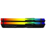 Kingston Fury Beast RGB 32GB (2x16GB) 5600MHz DDR5 RAM CL36 (KF556C36BBEAK2-32) - AMD EXPO Destekli Oyuncu Belleği
