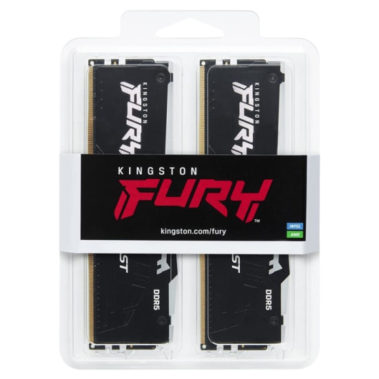 Kingston Fury Beast RGB 32GB (2x16GB) 5600MHz DDR5 RAM CL36 (KF556C36BBEAK2-32) - AMD EXPO Destekli Oyuncu Belleği